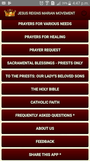 Jesus Reigns Marian (Old) Screen 2