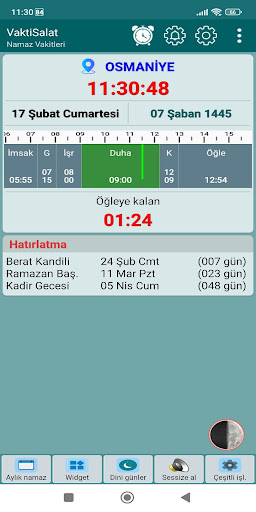 Namaz Vakitleri, Ezan Vakti Screen 3