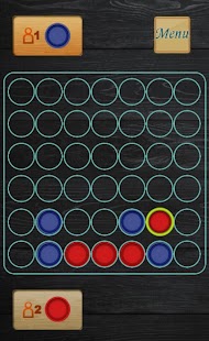 4 in a row the board game Screenshot