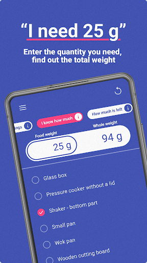 Meal Divider: Servings Helper Screen 2