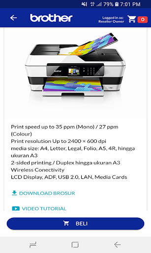 Brother iShop Screen 2