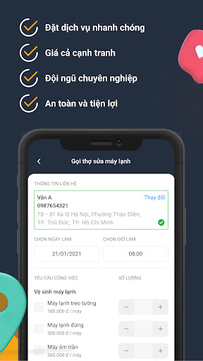 Mr. Thợ - Điện, nước, máy lạnh Screen 3