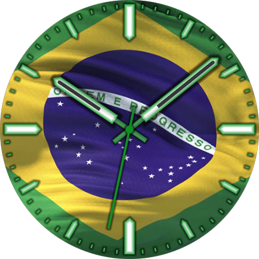 Brazil Flag Watch Face Logo