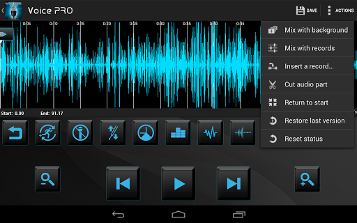 Voice PRO - HQ Audio Editor  screenshots 17