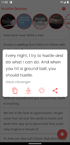 Screenshot 2 Hustle Quotes and Sayings android