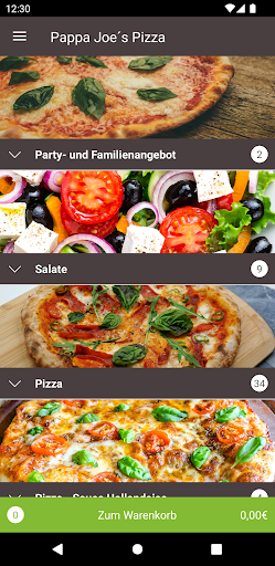 Pappa Joe´s Pizza Screen 3