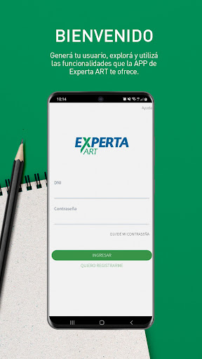 Android application Experta ART screenshort
