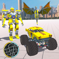 Dragon Robot monster truck transform  Wars games