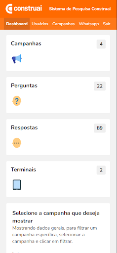 Android application Pesquisa Construai screenshort