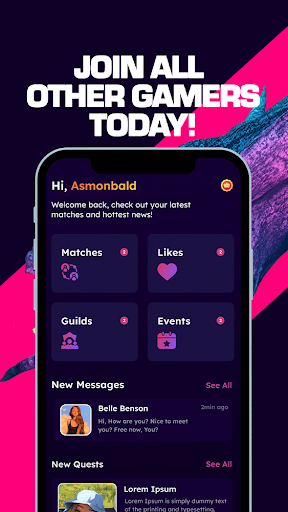 Android application Gamers Playground screenshort