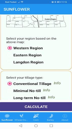ND Nitrogen Calculator Screen 2