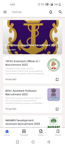 Daily Job Alert - Govt Job Screen 2