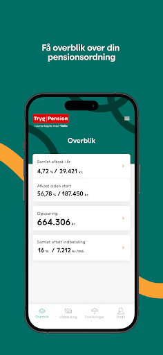 Android application Tryg Pension screenshort