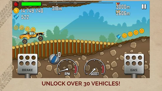 Hill Climb Racing Play in dozens of level and maps