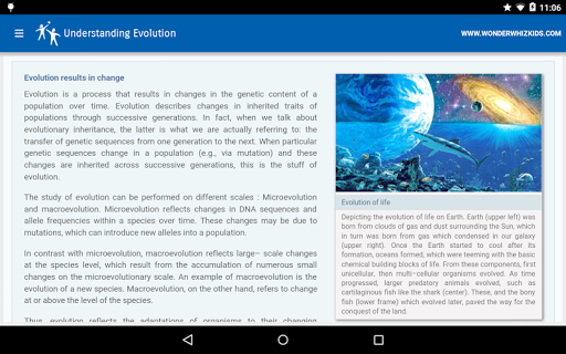 Understanding Evolution Screen 2