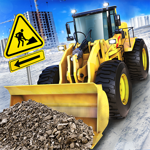 Construction Site Truck Driver logo