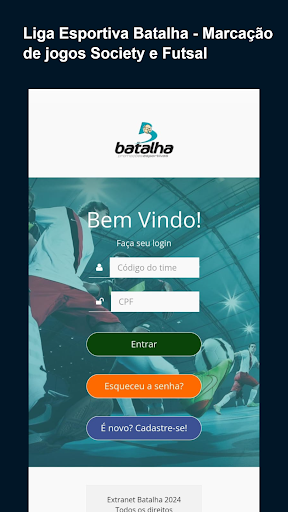Android application Liga Esportiva Batalha screenshort