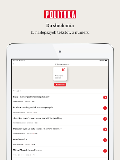 Polityka: Tygodnik News Audio screenshot 12