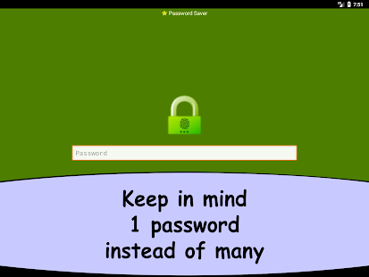 Password Saver - simple and secure