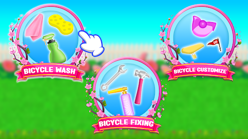 Girl Bicycle Repair Wash Salon screenshot 21