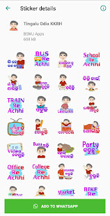 Odia Stickers - WAStickerApps 3.0.2 APK screenshots 2
