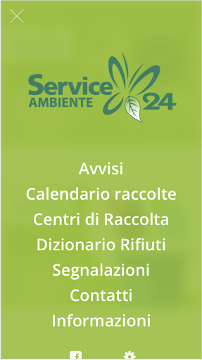 Android application Service 24 Ambiente screenshort