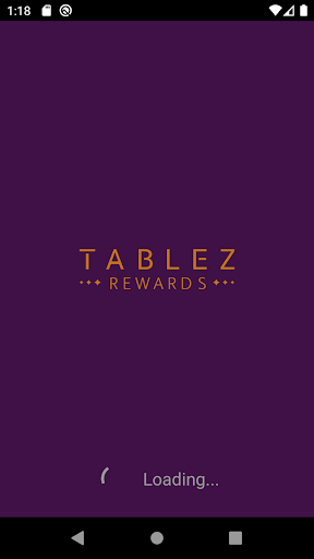 Android application Tablez Rewards screenshort