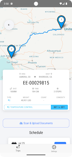 Android application Atlass Drivers screenshort