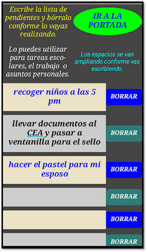BLOC NOTAS RÁPIDAS Y SENCILLAS DEL DÍA A DÍA