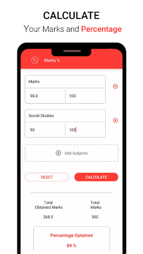 A Percentage Calculator Screen 2