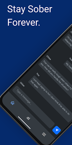 Android application Chloe AI - Sober Companion screenshort