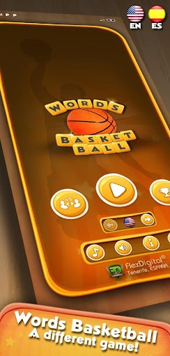 Android application WordsBasketball - HANGMAN screenshort