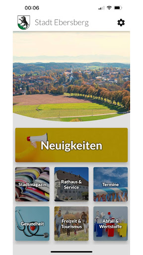 Android application Ebersberg meine Heimat App screenshort