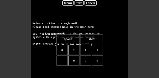 Adventure Keyboard Editor
