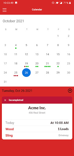 Android application Mobil-Dispatch screenshort