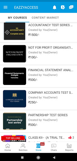 EazzyAccess Accountancy Classe Screen 2