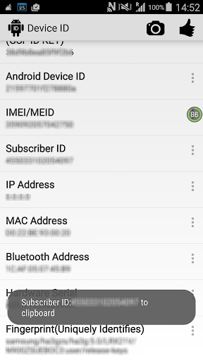 Device ID Screen 3