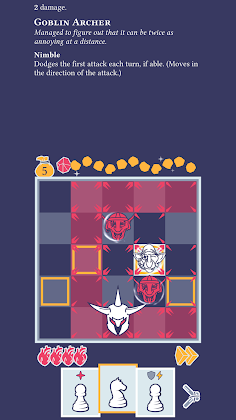 Pawnbarian: a Puzzle Roguelike - Screenshot 1