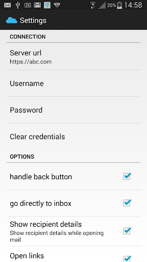 notes launcher (lotus notes) Screen 3