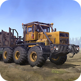 Snow Mud Truck Driving Game 3d icon