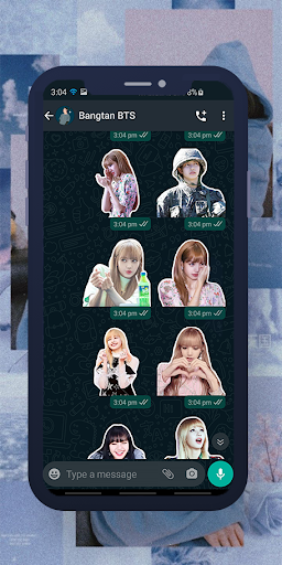 Lisa Blackpink WASticker Screen 2