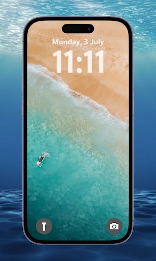 Sea Aesthetic Lockscreen