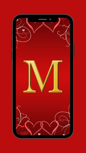 M + A Letters Love Wallpapers Screen 2