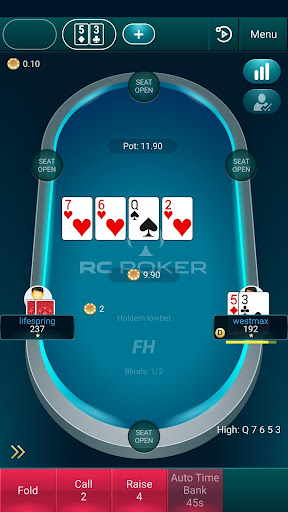 Real Cards Poker Screen 2