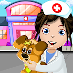 Cover Image of Télécharger Pretend Pet Hospital Town Life  APK