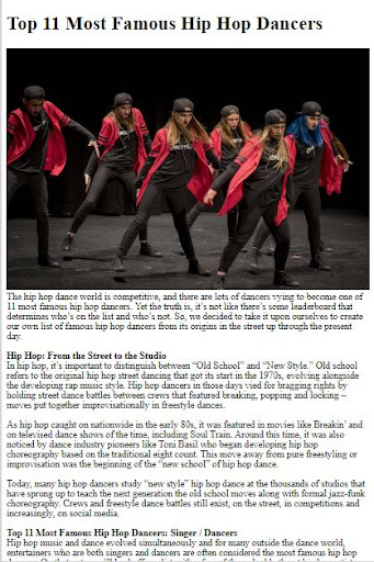 How to Hip Hop Dance Crew ekran görüntüsü