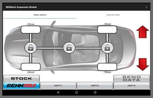 Android application RENNtech Suspension Module screenshort
