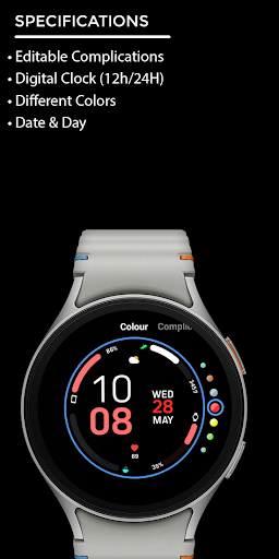Night ver 79 - watch face screenshot 9