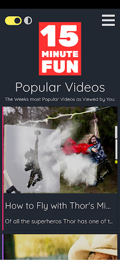 Android application 15 Minute Fun screenshort