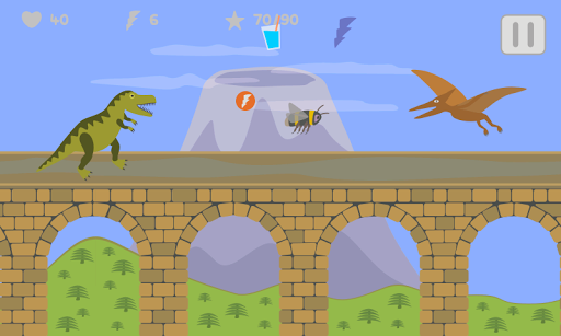 Android application Angry Dinosaur screenshort